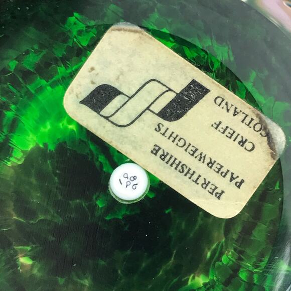 Perthshire 1986B Bouquet Lampwork Flowers Millefiori Faceted Twist Paperweight - Picture 6 of 13